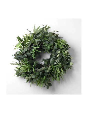 Deluxe Mixed Eucalyptus & Lux Greenery – 30”